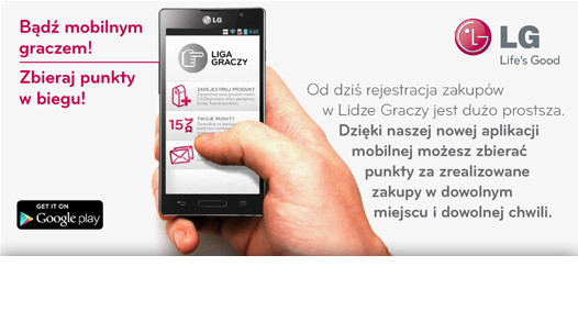 Nowość: aplikacja mobilna do obsługi Twojego konta w Lidze Graczy.