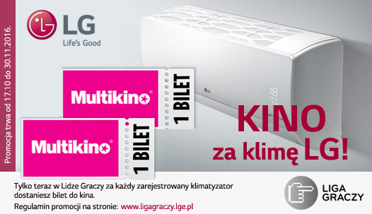 KINO ZA KLIMĘ LG – nowa promocja w Lidze Graczy
