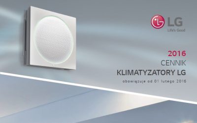 Nowy cennik urządzeń klimatyzacyjnych LG już dostępny