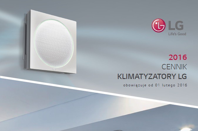 Nowy cennik urządzeń klimatyzacyjnych LG już dostępny