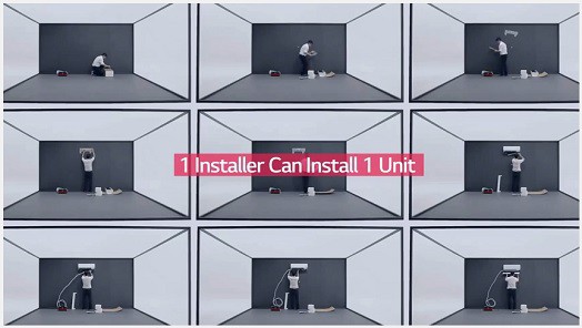 LG Deluxe Sirius – szybka i łatwa instalacja klimatyzatora – video