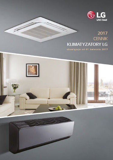 Nowy cennik na urządzenia klimatyzacyjne LG