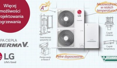Nowość w ofercie LG – pompy ciepła Therma V
