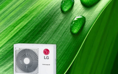 Zielony wybór dla mądrych: LG Therma V R32 Split – wydajna w ogrzewaniu, przyjazna planecie.