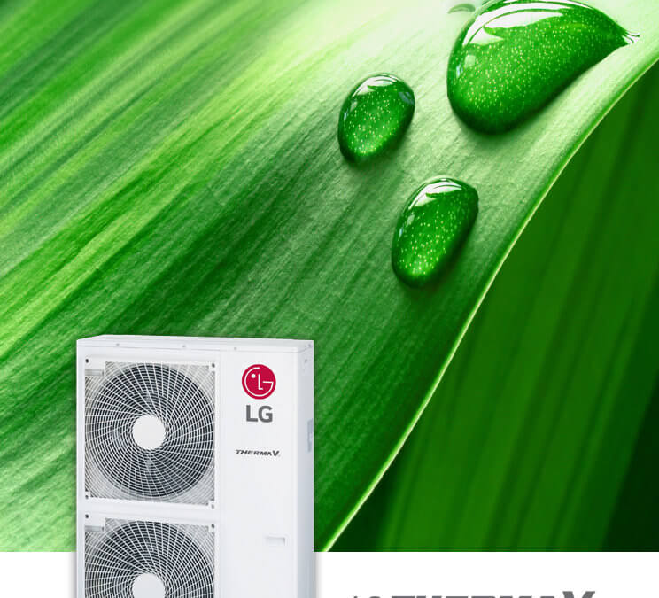 Zielony wybór dla mądrych:  LG Therma V R32 Split – wydajna w ogrzewaniu, przyjazna planecie.