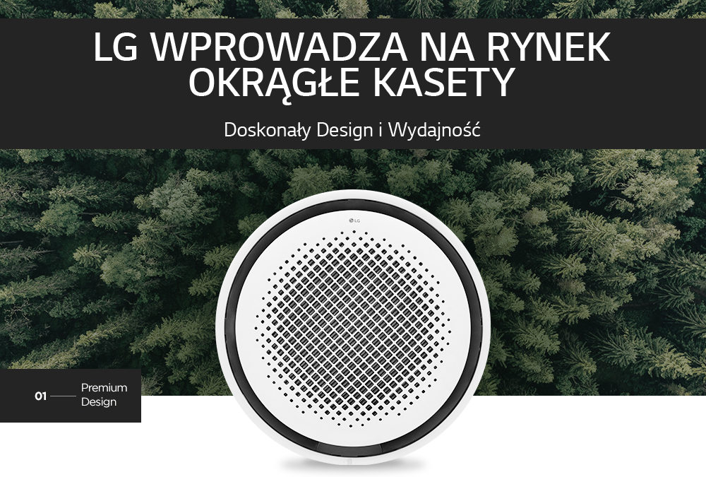 LG Air Solution trafia w punkt ze swoją nową okrągłą kasetą
