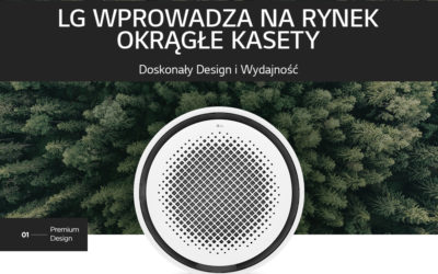 LG Air Solution trafia w punkt ze swoją nową okrągłą kasetą